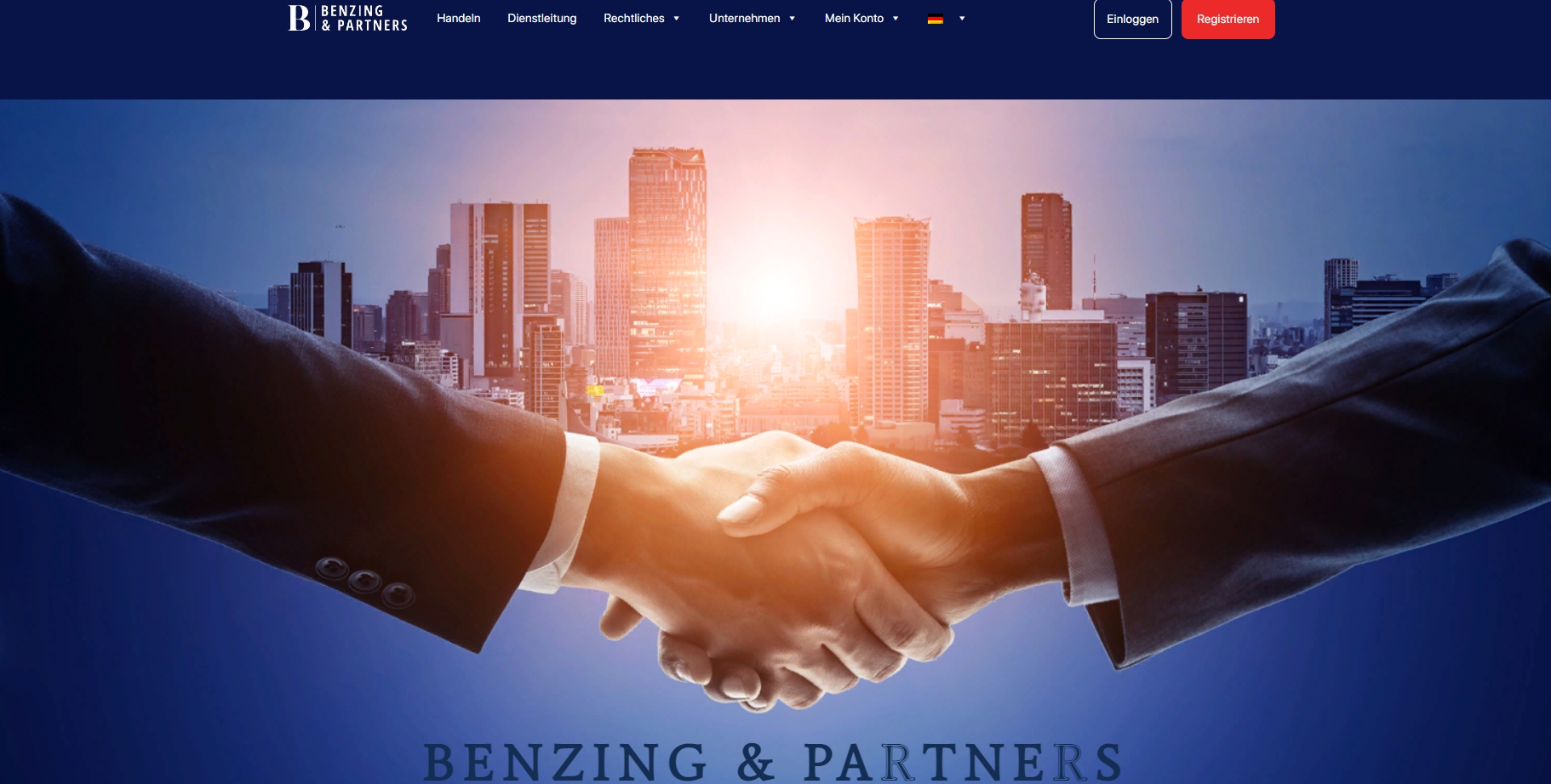 Benzing Partners startseite